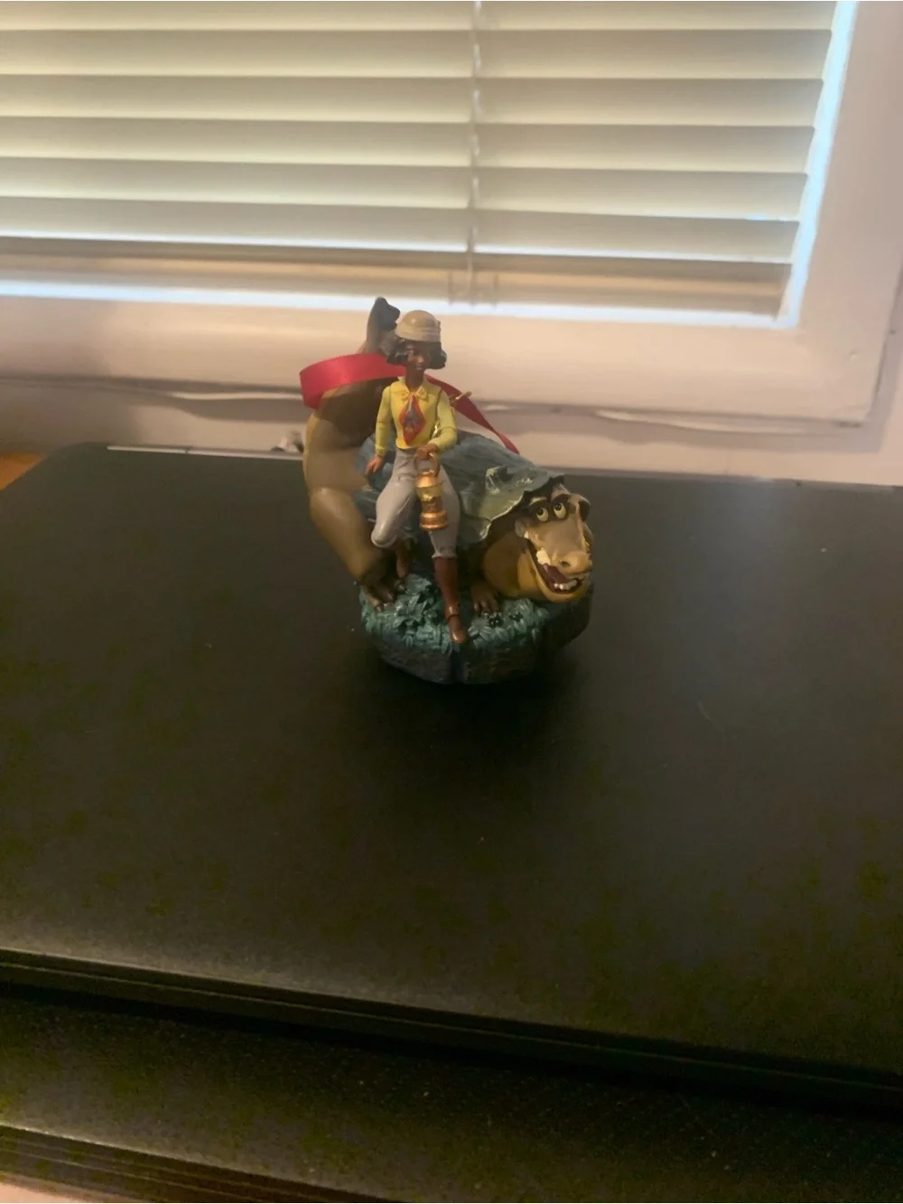 Tiana and Gator from Tiana’s Bayou Adventure in Disneyland ornament